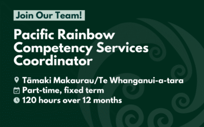 Join our team! Pacific Rainbow Competency Coordinator