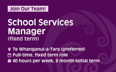 Seeking fixed-term School Services Manager